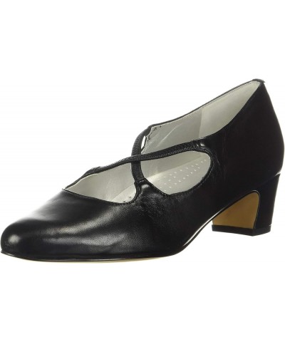 Women's Jamie Dress Pump Black Leather $21.28 Pumps