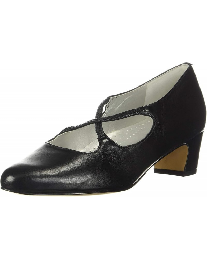 Women's Jamie Dress Pump Black Leather $21.28 Pumps