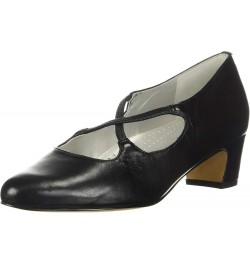 Women's Jamie Dress Pump Black Leather $21.28 Pumps