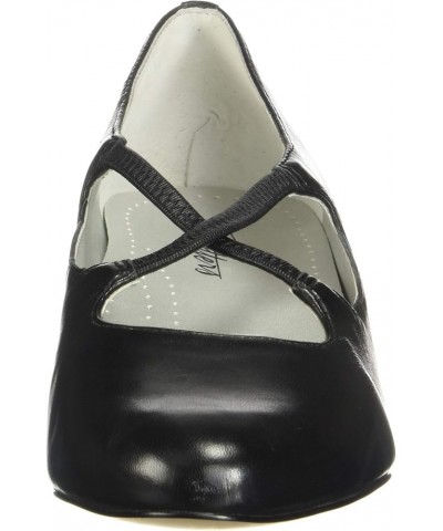 Women's Jamie Dress Pump Black Leather $21.28 Pumps