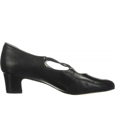 Women's Jamie Dress Pump Black Leather $21.28 Pumps