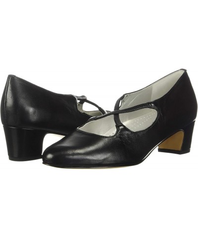 Women's Jamie Dress Pump Black Leather $21.28 Pumps