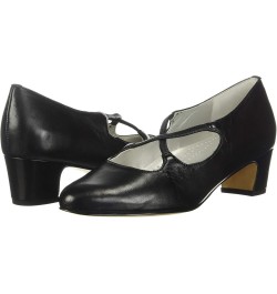 Women's Jamie Dress Pump Black Leather $21.28 Pumps