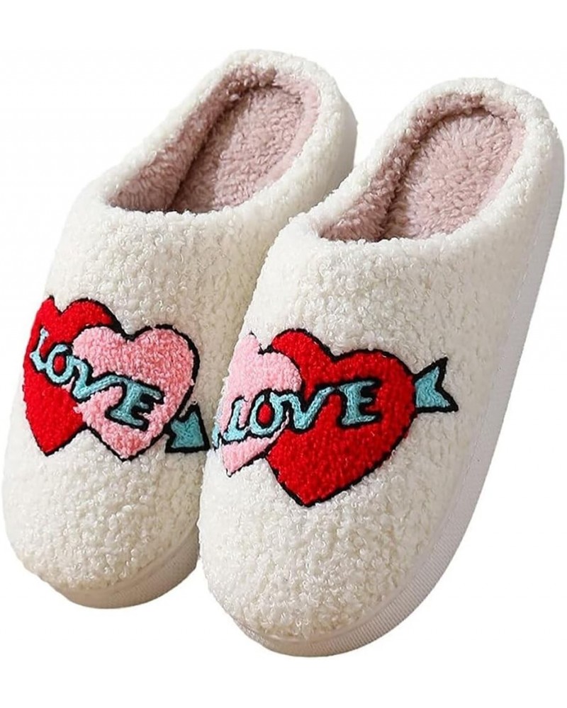 Strawberry Cotton Slippers Cherry Slippers Love Heart Slippers Cowboy Boot Slippers Fox Cat Slippers Women's Men's Vintage Fo...