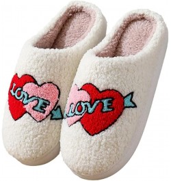 Strawberry Cotton Slippers Cherry Slippers Love Heart Slippers Cowboy Boot Slippers Fox Cat Slippers Women's Men's Vintage Fo...