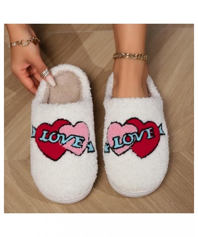 Strawberry Cotton Slippers Cherry Slippers Love Heart Slippers Cowboy Boot Slippers Fox Cat Slippers Women's Men's Vintage Fo...