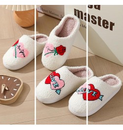 Strawberry Cotton Slippers Cherry Slippers Love Heart Slippers Cowboy Boot Slippers Fox Cat Slippers Women's Men's Vintage Fo...