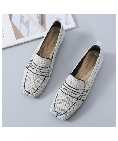 Womens Flats Size 8, Women's Mesh Flats Shoes Breathable Slip on Shoes Casual Flats Comfortable Walking Shoes Grey $12.42 Ath...