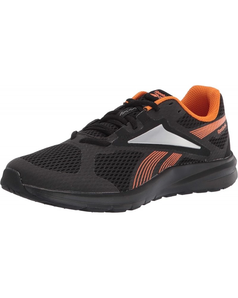 women's Low Trainers Running Shoes Black/High Ghvis Orange/Silver Metallic $23.59 Athletic Shoes