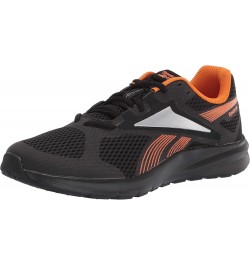 women's Low Trainers Running Shoes Black/High Ghvis Orange/Silver Metallic $23.59 Athletic Shoes