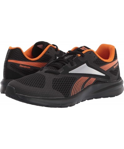 women's Low Trainers Running Shoes Black/High Ghvis Orange/Silver Metallic $23.59 Athletic Shoes