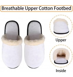 Slippers for Women Mens Winter Warm Home Slippers Soft Cotton Slippers for Indoor Bedoorm Shoes Christmas Deer Pink $10.12 Sl...