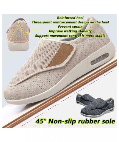 Women's Diabetic Shoes for Women Adjustable Walking Shoes Wide Shoes Elderly Swollen Feet Non-Slip Air Cushion Bottom Fatteni...