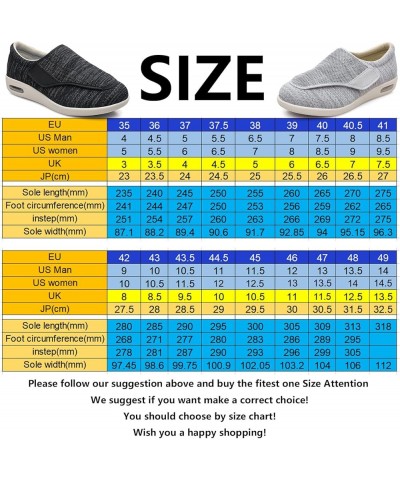 Women's Diabetic Shoes for Women Adjustable Walking Shoes Wide Shoes Elderly Swollen Feet Non-Slip Air Cushion Bottom Fatteni...