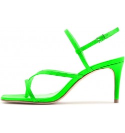 High Heels 10cm Summer Open Toe Fashion Buckle Stiletto Sandals Dress Shoes-Red||39 37 Green $35.26 Sandals