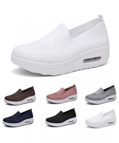 Women's Orthopedic Sneakers, Mesh Up Stretch Platform Sneakers, Orthopedic Stretch Shoes for Women Arch Support (5, White) $1...