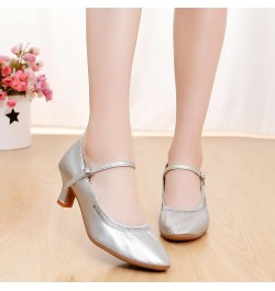 Women's 7cm Heel High Modern Dance Shoes Indoor Dance Shoes Ballroom Dance Square Dance Shoes National Standard Dance Shoes H...