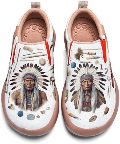 Women's Painted Travel Shoes Comfortable Slip-On Indian Chief Style Loafers Indian Chief_06 $35.77 Loafers & Slip-Ons