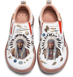 Women's Painted Travel Shoes Comfortable Slip-On Indian Chief Style Loafers Indian Chief_06 $35.77 Loafers & Slip-Ons