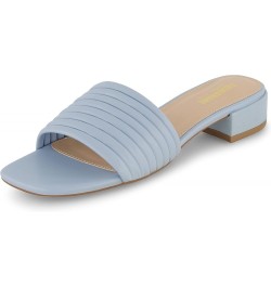 Women's Nino strappy low block heel slide sandal +Memory Foam and Wide Widths Available Pale Blue $24.29 Sandals