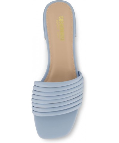 Women's Nino strappy low block heel slide sandal +Memory Foam and Wide Widths Available Pale Blue $24.29 Sandals