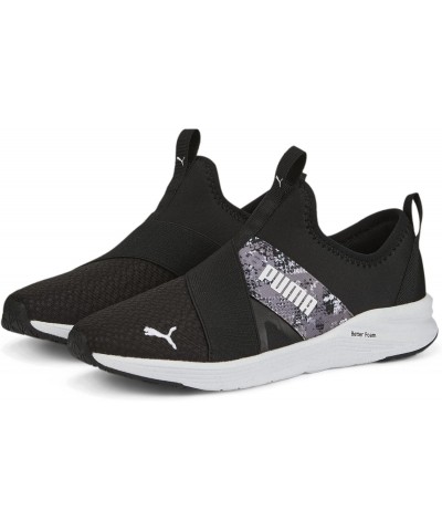 Women's Better Foam Prowl Slip On Sneaker, Black White, 9.5 $21.97 Fashion Sneakers