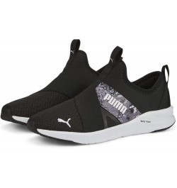 Women's Better Foam Prowl Slip On Sneaker, Black White, 9.5 $21.97 Fashion Sneakers