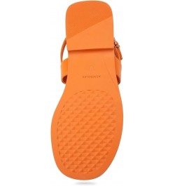 Women's Cherry Flat Sandal Mandarin $30.10 Sandals