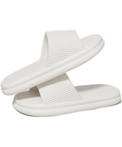 Non-slip bathroom slippers summer plus size bath sandals summer indoor home home sandals White C $11.76 Slippers