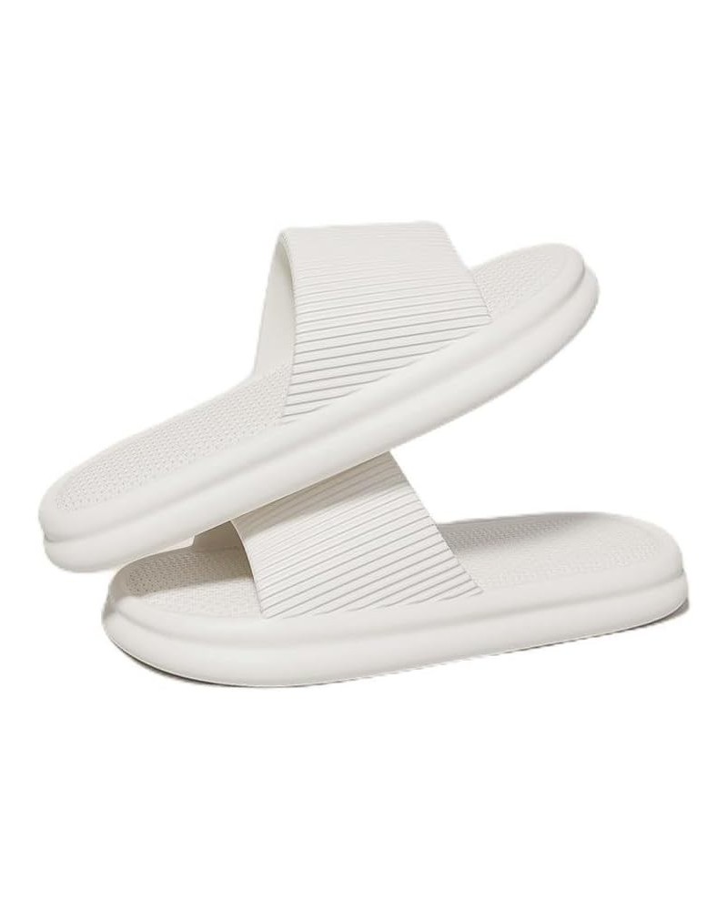 Non-slip bathroom slippers summer plus size bath sandals summer indoor home home sandals White C $11.76 Slippers