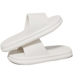 Non-slip bathroom slippers summer plus size bath sandals summer indoor home home sandals White C $11.76 Slippers