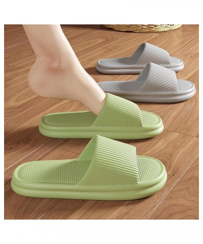 Non-slip bathroom slippers summer plus size bath sandals summer indoor home home sandals White C $11.76 Slippers