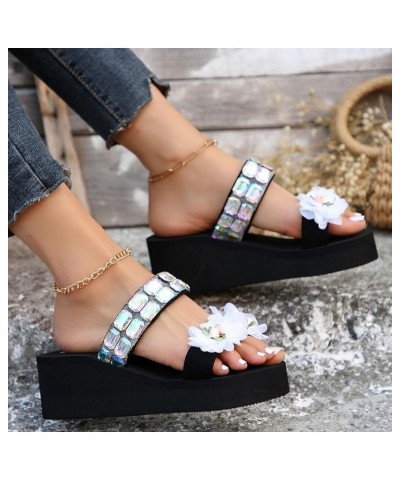 Women's Sandals Cut-Out Slip On Open Toe Flat Slides Sandals Women's Gladiator Strap Sandals Birkenstock Sandals Women Black ...