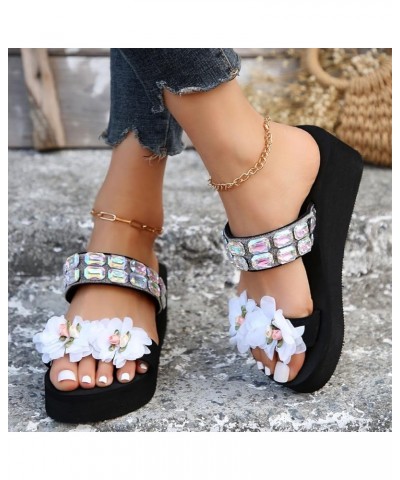 Women's Sandals Cut-Out Slip On Open Toe Flat Slides Sandals Women's Gladiator Strap Sandals Birkenstock Sandals Women Black ...