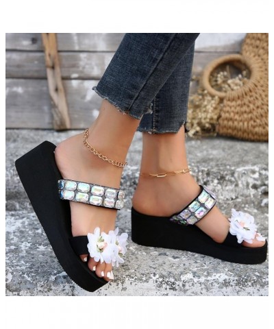 Women's Sandals Cut-Out Slip On Open Toe Flat Slides Sandals Women's Gladiator Strap Sandals Birkenstock Sandals Women Black ...