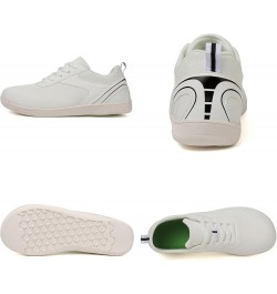 Wide Toe Box Barefoot Shoes Womens Mens Minimalist | Zero Drop Sole | Wide Width Fashion Sneaker Walking Shoes White $22.41 A...