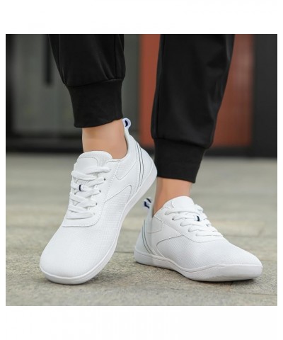 Wide Toe Box Barefoot Shoes Womens Mens Minimalist | Zero Drop Sole | Wide Width Fashion Sneaker Walking Shoes White $22.41 A...