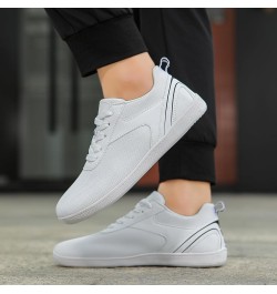 Wide Toe Box Barefoot Shoes Womens Mens Minimalist | Zero Drop Sole | Wide Width Fashion Sneaker Walking Shoes White $22.41 A...