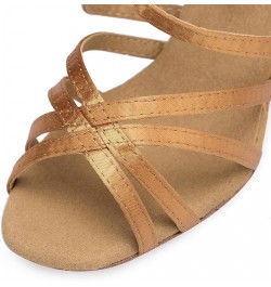 Open Toe Dance Shoes for Women's Ballroom Party Bridal Wedding Performence Dance Sandals Ycl121 Bronze $19.74 Athletic Shoes