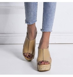 Sandals for Women Dressy Summer, Womens Open Toe Sandals Wedge Espadrilles Casual Ankle Strap Platform Sandals B White $17.48...