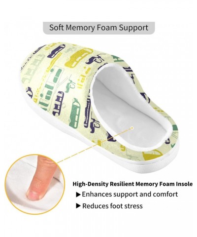 Slippers for Women Men, Memory Foam House Slippers Cozy Shoes Home Indoor Outdoor Bedroom $18.14 Slippers