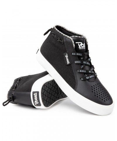 Possi RE-ROLL Unisex Sneaker Women's 10 / Men's 8.5 Black $37.73 Fashion Sneakers