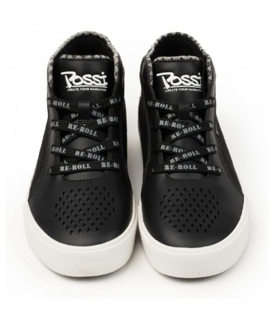 Possi RE-ROLL Unisex Sneaker Women's 10 / Men's 8.5 Black $37.73 Fashion Sneakers