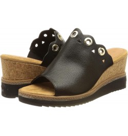 Women's Esra Evo Wedge Sandal Black Brown $39.70 Sandals