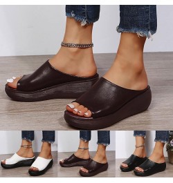 Women's Wedge Heels Sandals 3 Inch Ankle Strap Open Toe Evening Dress Shoes Women Wedge Sandals Z 03-black $15.49 Sandals