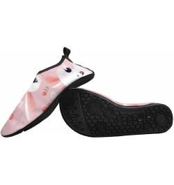 Cute Bunny Rabbit Flower Water Shoes for Men Women Quick-Dry Barefoot Swim Shoes Slip-on for Beach Outdoor Style $17.54 Athle...