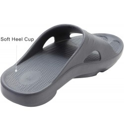 Mens and Womens Arch Support Recovery Slide Sandals Dark Gray $22.79 Sandals