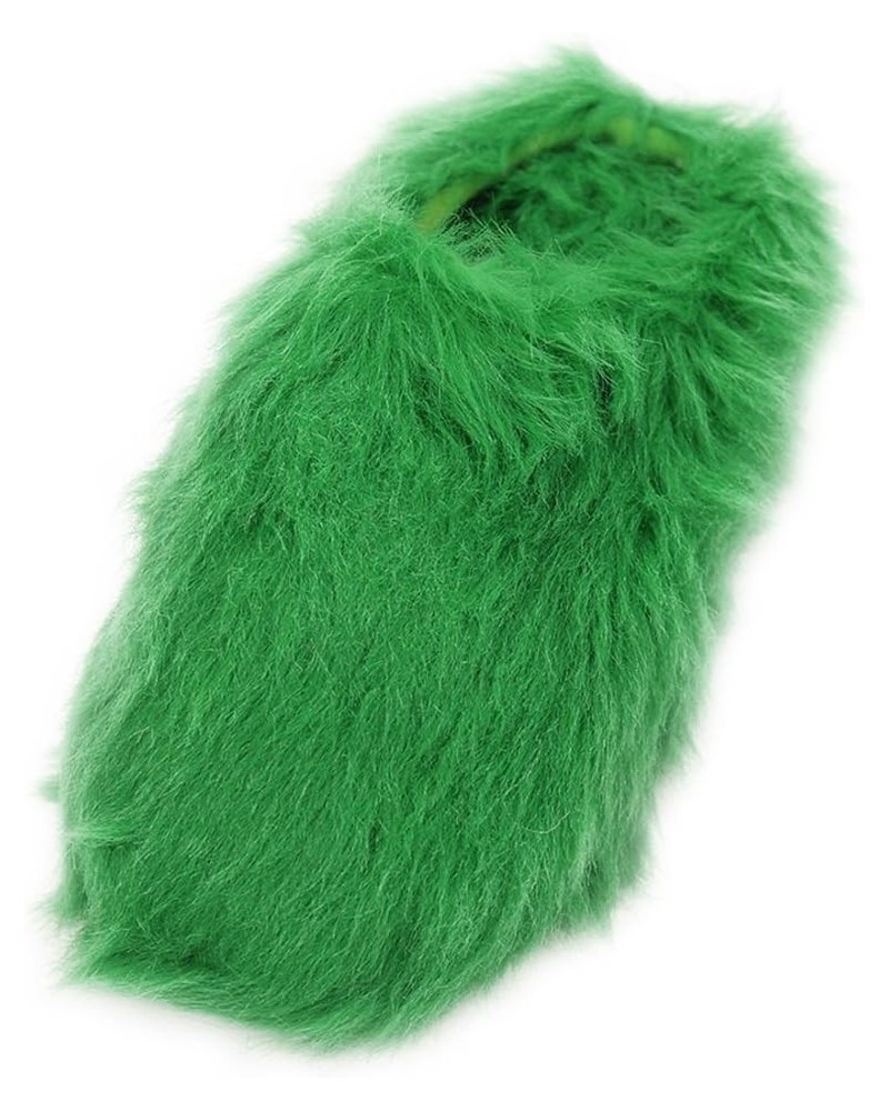 Women's Warm Cute Long Fleece Plush Indoor House SPA Slippers Clogs Green $12.05 Slippers