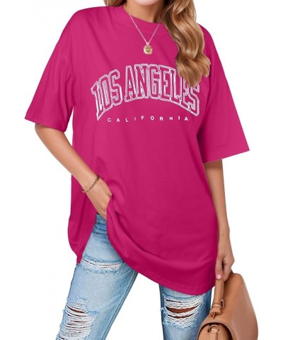 womens fashion round neck short sleeved love printed t shirt top Women S T Shirts Hot Pink $13.07 Sandals