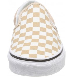 Unisex Old Skool Classic Skate Shoes Beige ((Checkerboard) Frappe/True White Qco) $27.95 Fashion Sneakers